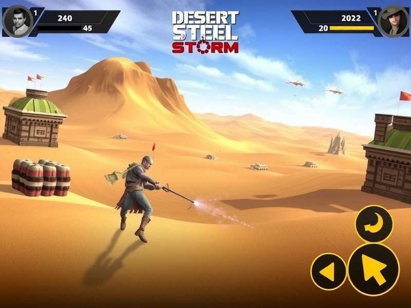 Desert Steel Storm Gameplay Screenshot